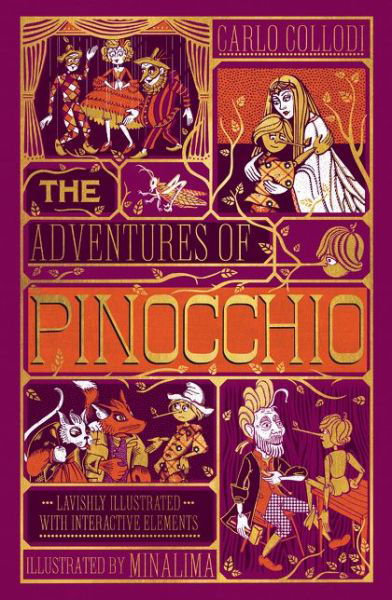 Cover for Carlo Collodi · The Adventures of Pinocchio (MinaLima Edition): (Ilustrated with Interactive Elements) (Hardcover bog) (2020)