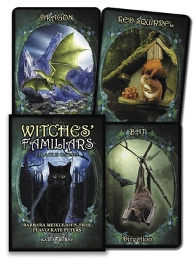 Cover for Barbara Meiklejohn-free · Witches Familiars Oracle Cards (Book) (2020)