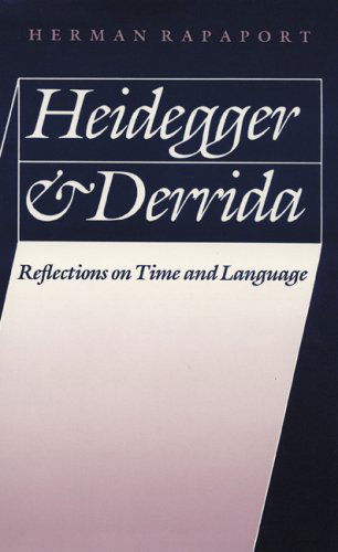 Cover for Herman Rapaport · Heidegger and Derrida: Reflections on Time and Language (Paperback Book) (1991)