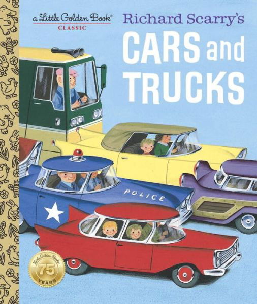 Cover for Richard Scarry · Richard Scarry's Cars and Trucks - Little Golden Book (Inbunden Bok) (2017)