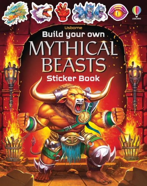 Cover for Simon Tudhope · Build Your Own Mythical Beasts - Build Your Own Sticker Book (Paperback Book) (2021)