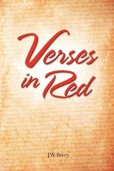 Cover for J W Berry · Verses in Red (Paperback Book) (2013)