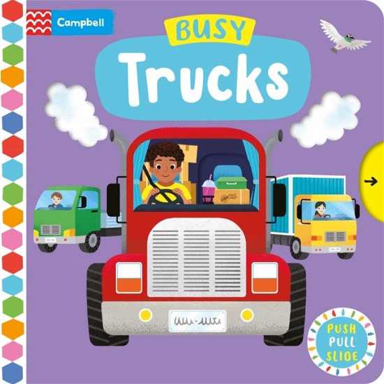 Cover for Campbell Books · Busy Trucks - Campbell Busy Books (Tavlebog) (2022)