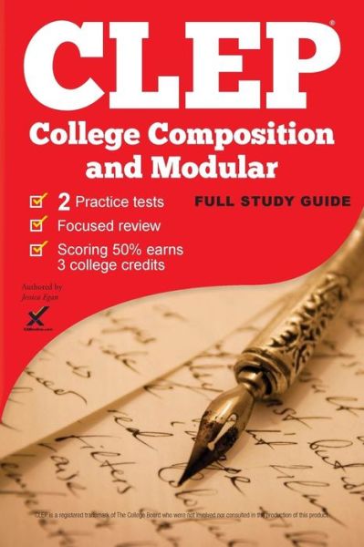 Cover for Jessica Egan · CLEP College Composition / Modular 2017 (Paperback Book) (2016)