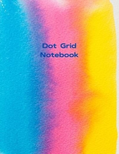 Cover for G McBride · Dot Grid Notebook Abstract Notebook Large (8.5 x 11 inches) - Black Dotted Notebook / Journal 100 Dotted Pages (Paperback Book) (2020)