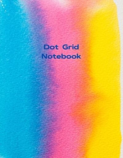 Cover for G McBride · Dot Grid Notebook Abstract Notebook Large (8.5 x 11 inches) - Black Dotted Notebook / Journal 100 Dotted Pages (Paperback Book) (2020)