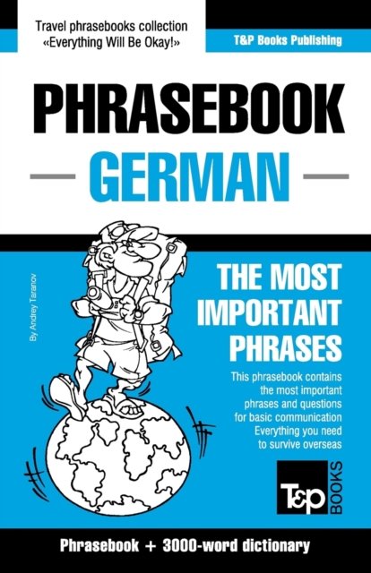 Cover for Andrey Taranov · English-German Phrasebook and 3000-word topical vocabulary - American English Collection (Paperback Bog) (2018)