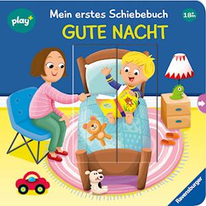 Cover for Maria Höck · Ravensburger Play+ Mein erstes Schiebebuch: Gute Nacht (Buch) (2024)