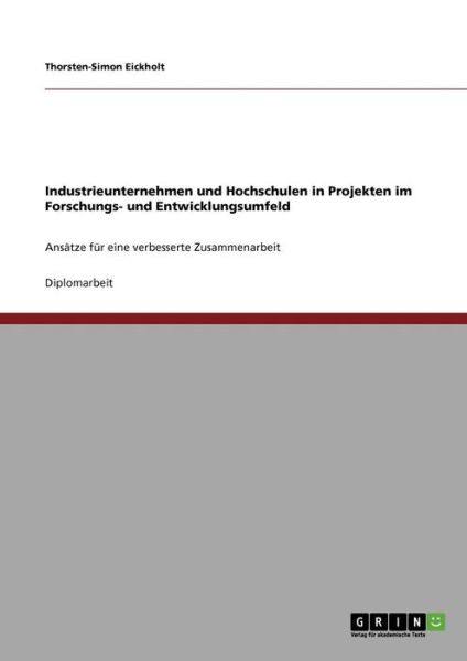 Cover for Eickholt · Industrieunternehmen und Hochs (Book) [German edition] (2008)