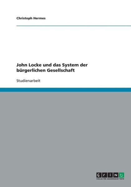 Cover for Hermes · John Locke und das System der bü (Book) [German edition] (2008)