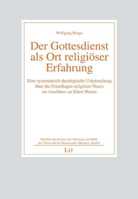 Cover for Runge · Der Gottesdienst als Ort religiös (Book)