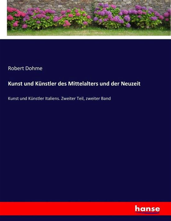 Cover for Dohme · Kunst und Künstler des Mittelalte (Bog) (2017)