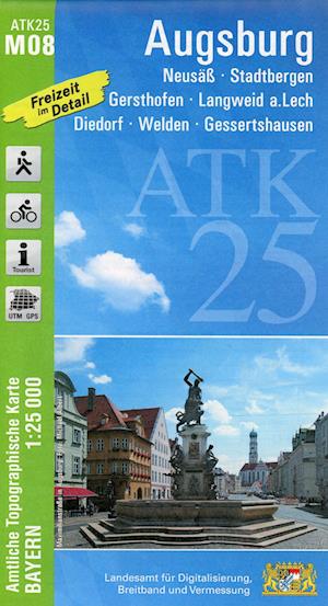 Augsburg 1 : 25 000 - LDBV Bayern - Böcker - LDBV Bayern - 9783899339277 - 1 september 2021