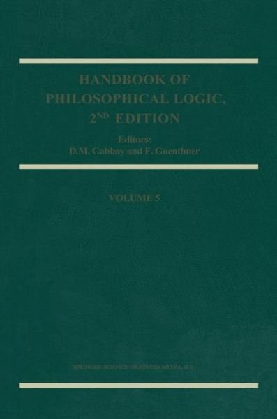 Cover for Dov M Gabbay · Handbook of Philosophical Logic - Handbook of Philosophical Logic (Pocketbok) [2nd ed. 2002 edition] (2011)
