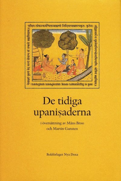 Cover for Martin Gansten · De tidiga upanisaderna (Book) (2021)