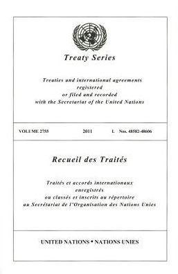 Cover for United Nations · Treaty Series 2755 - Treaty Series (Paperback Book) (2014)