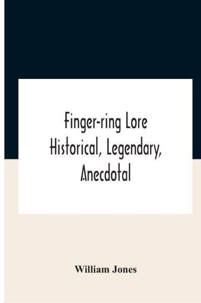 Cover for William Jones · Finger-Ring Lore (Paperback Book) (2020)