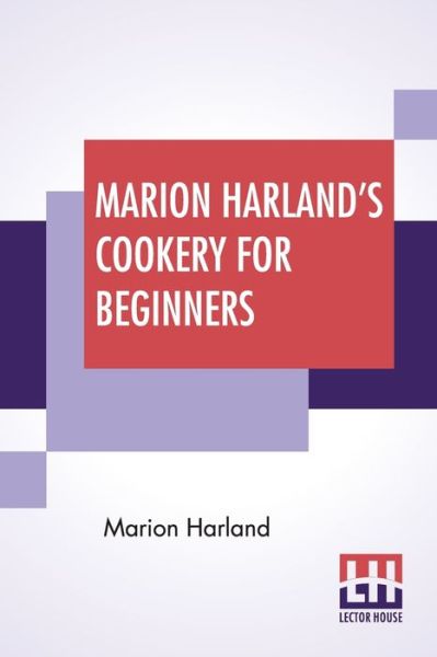 Cover for Marion Harland · Marion Harland's Cookery For Beginners (Paperback Book) (2020)