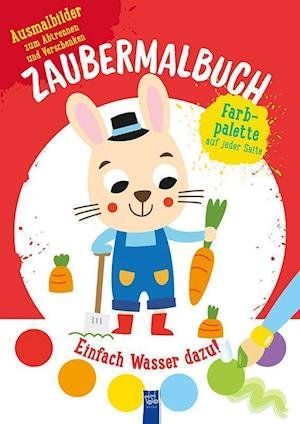 Cover for Zaubermalbuch · Zaubermalbuch - Hase (rot) (Buch)