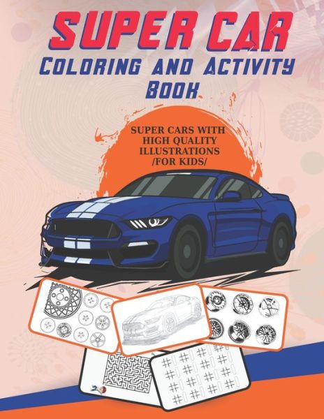 Cover for Trodero Art · Super Car Coloring and Activity Book (Pocketbok) (2020)