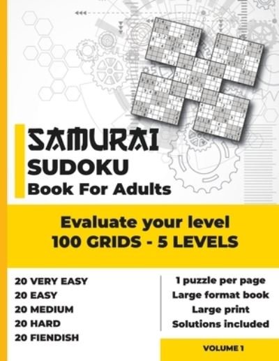 Cover for Kezaco Publishing · Samurai Sudoku Book for Adults (Paperback Bog) (2020)