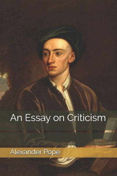 Cover for Alexander Pope · An Essay on Criticism (Paperback Book) (2020)