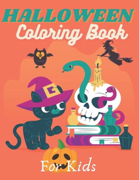 Cover for Trendy Art · Halloween Coloring Book For Kids (Paperback Book) (2020)