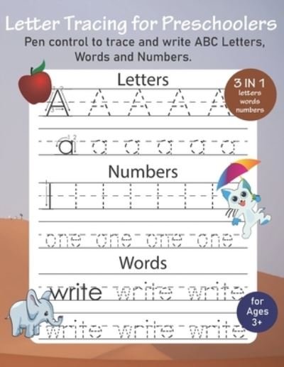 Cover for Teachers Team · Letter Tracing for Preschoolers (Paperback Book) (2021)