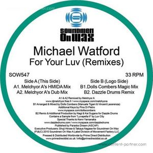 Cover for Michael Watford · For Your Luv (12&quot;) [Remixes edition] (2010)