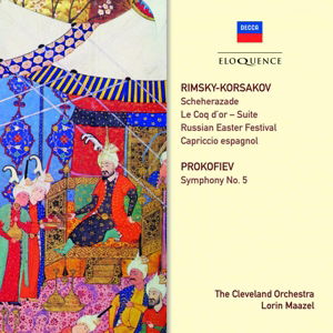 Cover for Lorin Maazel · Rimsky-korsakov: Scheherazade; Le Coq D'or: Suite; Russian Easter Festival Overture; Capriccio Espagnol. (CD) (2013)