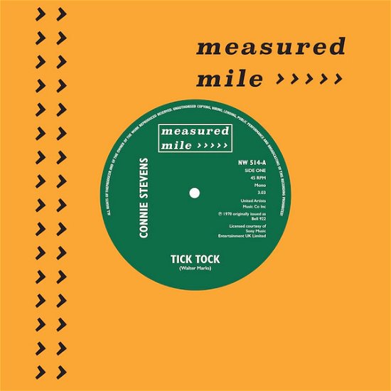 Tick Tock / Keep Growing Strong - Connie Stevens - Musik - MEASURED MILE - 0029667032278 - 31. März 2023