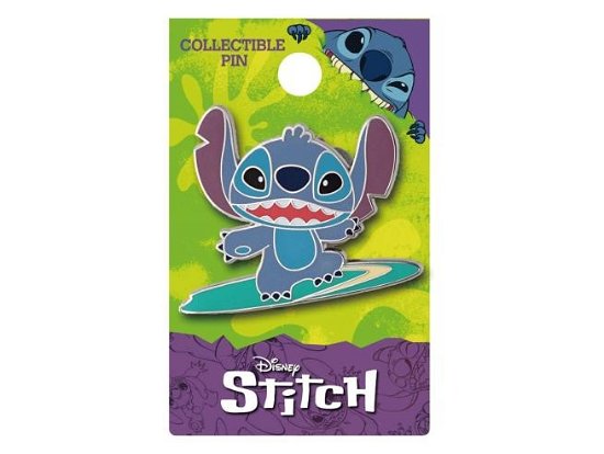 Cover for Lilo &amp; Stitch · Surfing Stitch - Enamel Pin (Leksaker)