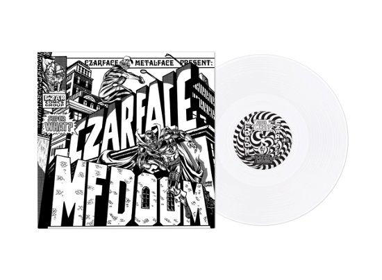 Cover for Czarface &amp; Mf Doom · Super What (Black / White Vinyl) (LP) [Ltd Black &amp; White edition] (2021)