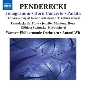 Fonogrammi / Horn Concerto / Partita / Awakening - Penderecki / Warsaw Philharmonic Orch / Janik - Music - NAXOS - 0747313248278 - June 26, 2012