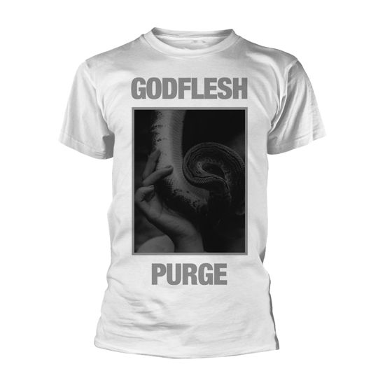 Cover for Godflesh · Purge (White) (T-shirt) [size M] (2023)