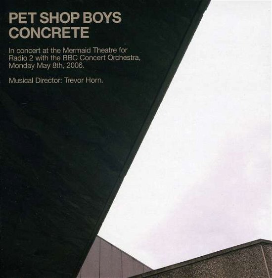 Cover for Pet Shop Boys · Concrete: in Concert at the Mermaid Theatre (CD) (2008)