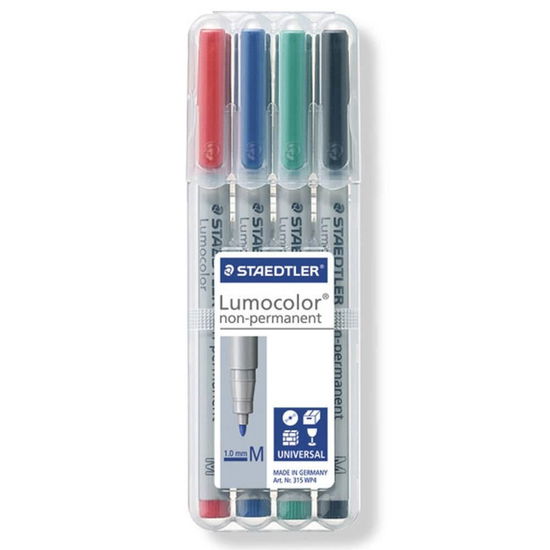 Lumocolor M, Wl, Farbs. 4er - Staedtler - Produtos - Staedtler - 4007817309278 - 3 de janeiro de 2017