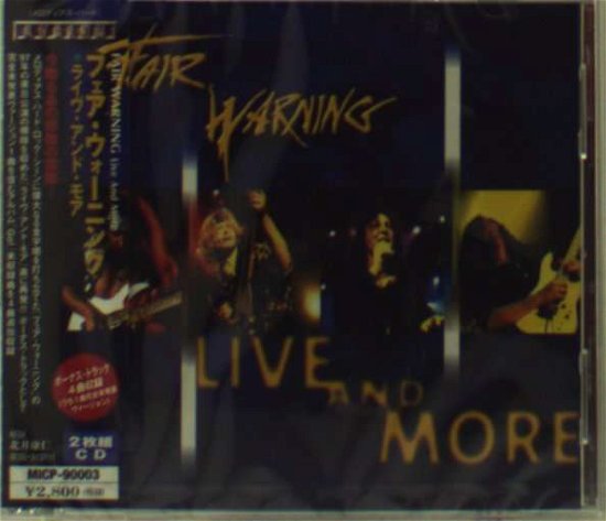 Cover for Fair Warning · Live &amp; More + 4 (CD) (2000)
