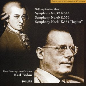 Cover for Karl Bohm · Mozart: Symphonies Nos.39. 40 &amp; 41 (CD) [Japan Import edition] (2006)