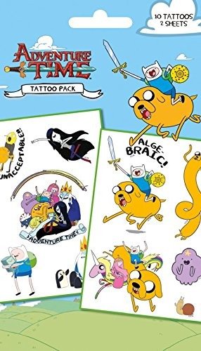 Algebraic (Temporary Tattoo) - Adventure Time - Merchandise -  - 5028486235278 - 