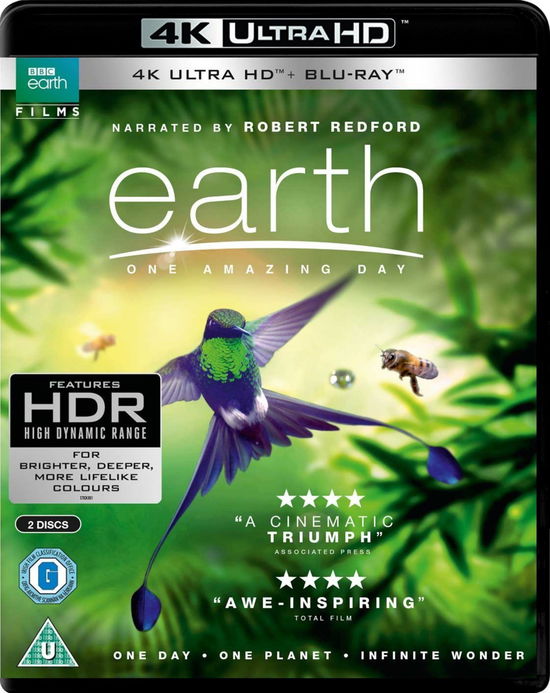 Cover for Earth: One Amazing Day · Earth - One Amazing Day (Blu-Ray) (2018)