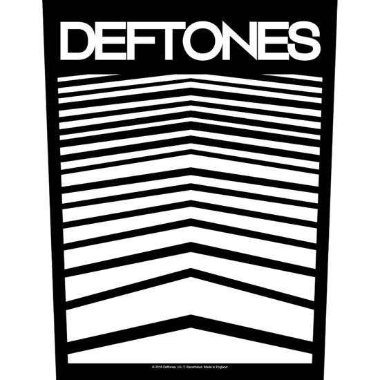 Cover for Deftones · Deftones Back Patch: Abstract Lines (MERCH) [Black edition] (2019)