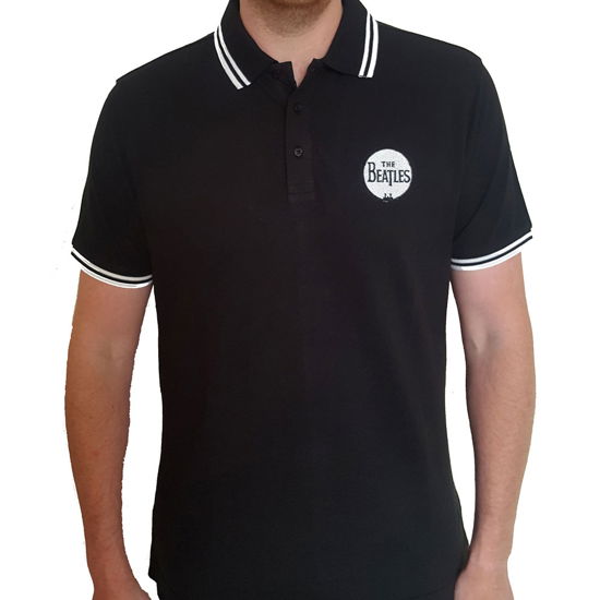 The Beatles Unisex Polo Shirt: Drum Logo - The Beatles - Merchandise -  - 5056368608278 - 