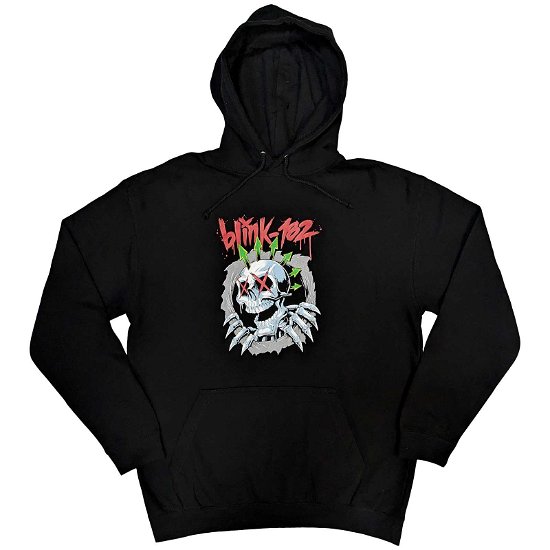 Blink-182 Unisex Pullover Hoodie: Six Arrow Skull - Blink-182 - Merchandise -  - 5056737217278 - 