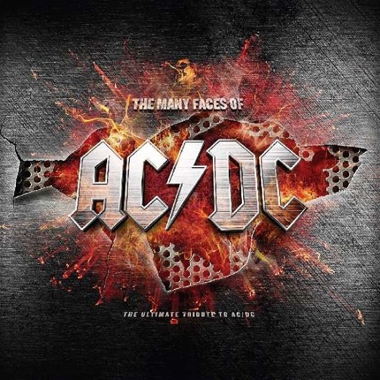 Cover for Many Faces of AC/DC / Various (LP) [Coloured edition] (2018)