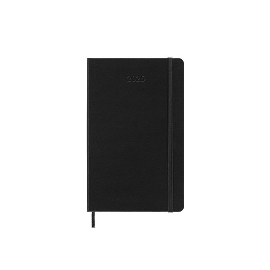 Cover for Moleskine · Moleskine 2025 12-Month Weekly Large Hardcover Notebook: Black (Paperback Bog) (2024)