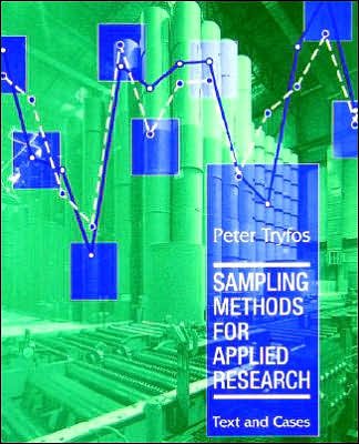Cover for Tryfos, Peter (York University) · Sampling Methods for Applied Research: Text and Cases (Pocketbok) (1996)