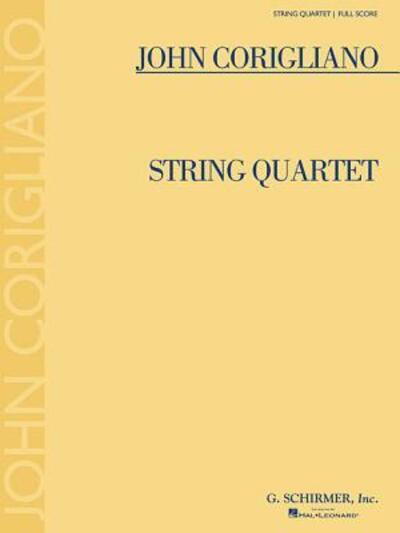 String Quartet - John Corigliano - Książki - G. Schirmer, Inc. - 9780793574278 - 1 marca 1998