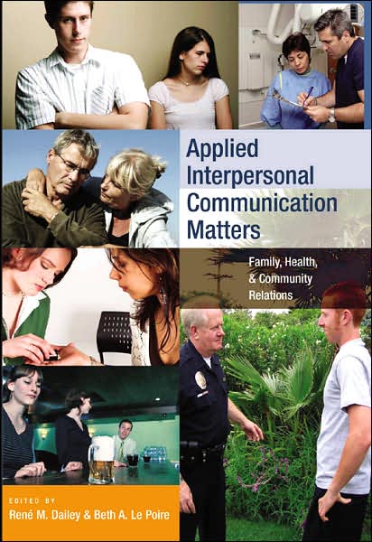 Cover for Applied Interpersonal Communication Matters: Family, Health, and Community Relations - Language as Social Action (Paperback Book) (2006)