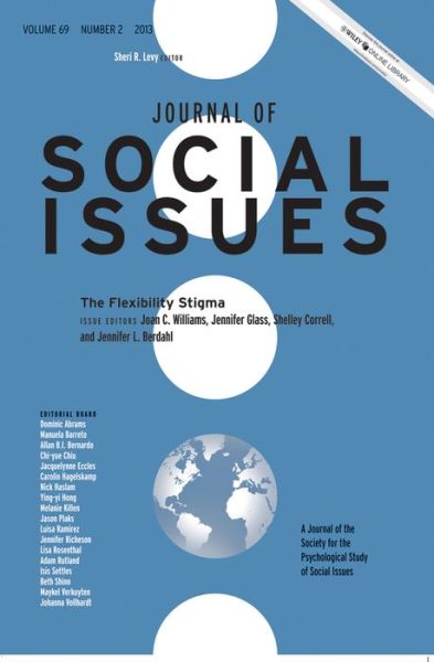 Cover for J Williams · The Flexibility Stigma - Journal of Social Issues (JOSI) (Taschenbuch) (2013)